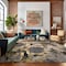 World Rug Gallery Contemporary Abstract Circles Non Shedding Soft Area Rug 5' x 7' Yellow 389YELLOW5x7 - alternate 8